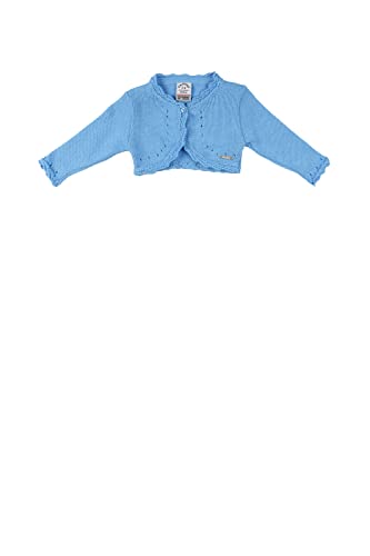 Cardigan de bebé azul oleaje - Outlet Charanga > Ropa Infantil > Ropa de bebé niña > Jerseys y Rebecas - talla 12-18 - 100% Algodón. - Niña