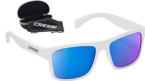 Cressi Spike Sunglasses Gafas de Sol Deportivo Unisex Adulto, Rojo/Lentes Fumé, Talla única