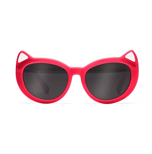 Chicco - Gafas de Sol Infantiles Para NiÃ±os De 3 aÃ±os, Con Montura flexible y Lentes Anti AraÃ±azos, Color Rojo Gato